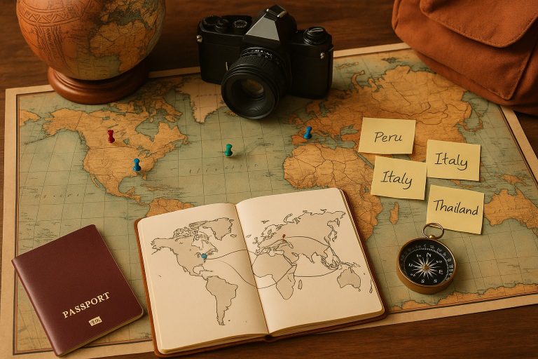 itinéraire tour du monde